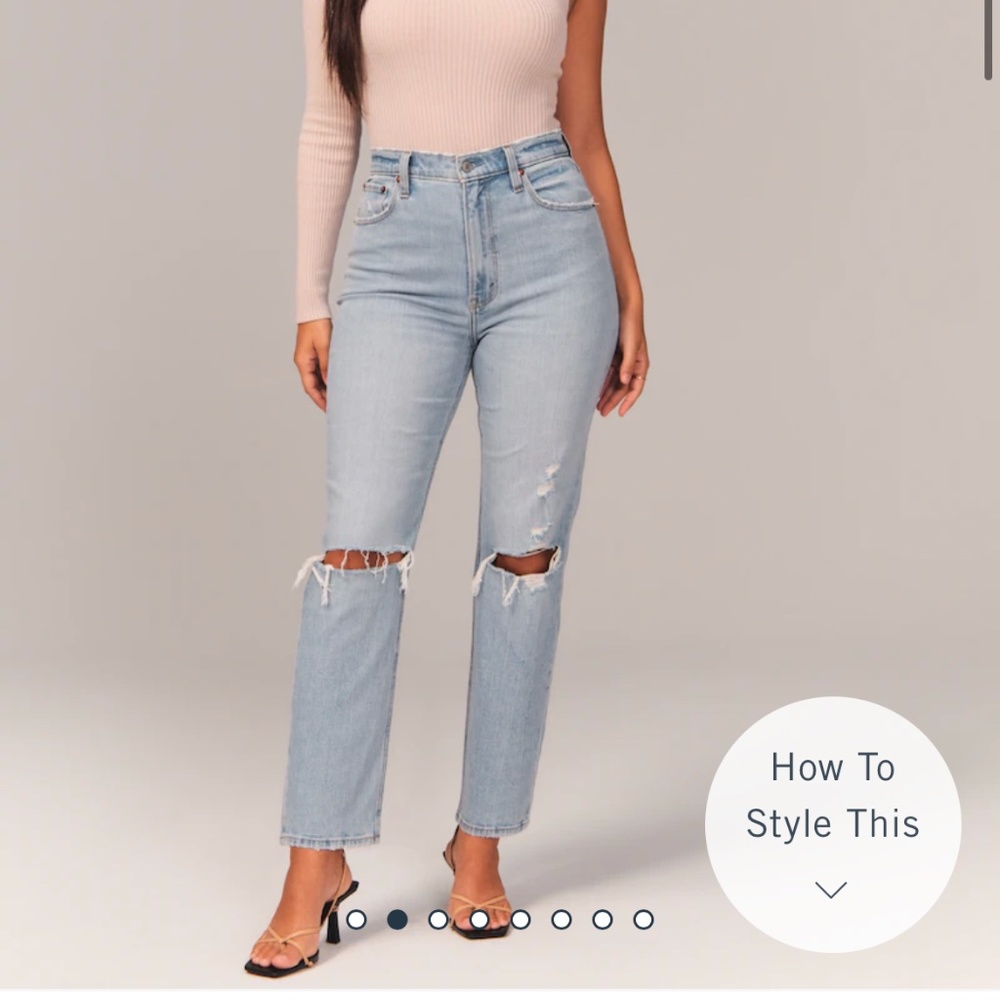 Curve Love Ultra High Rise Ankle Straight Jeans